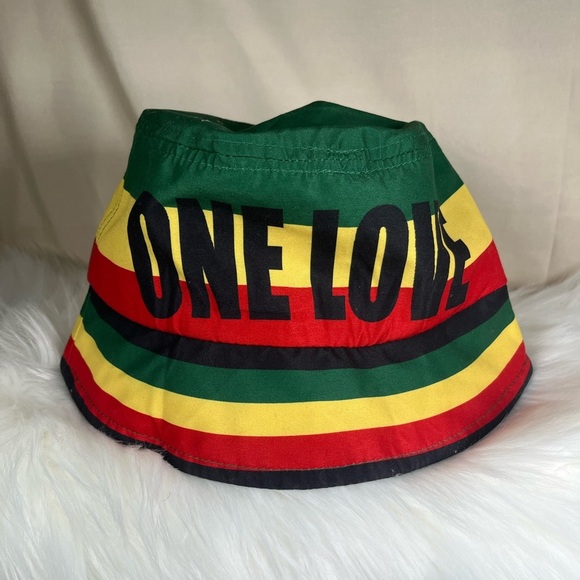 Bob Marley Rasta Bucket Hat - Picture 3 of 3